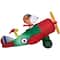 2.5ft. Airblown® Inflatable Christmas Snoopy in Airplane Scene